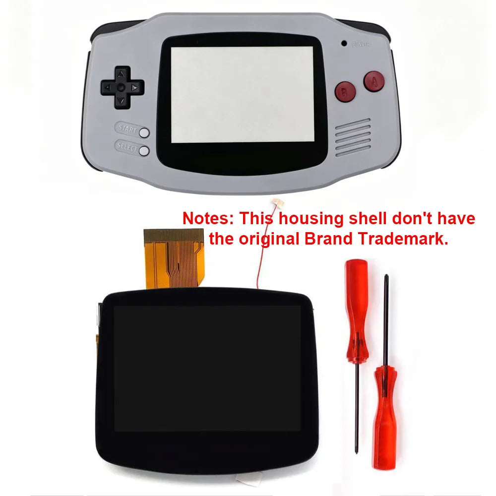 HISPEEDIDO Pre-Laminated V5 HD 720x480 Drop-in Screen For GBA V5 IPS LCD Kits Replacement Desaturation Retro Pixel OSD FRM