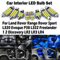 LED Interior Light Kit for Land Rover L320 L322 LR4 - Canbus Error-Free Interior Bulbs