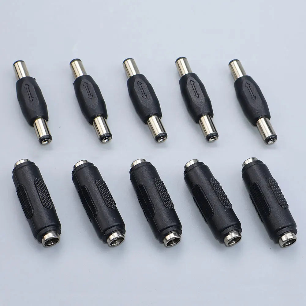 JCD 5.5mm 2.1mm Male Female DC Power Connector 5.5 X 2.1mm A