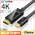 4K Mini DisplayPort To HDMI-compatible 1.8M DP to HDTV Cable