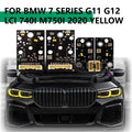 Headlight 63119498409 63119498410 Yellow LED Angel Eye DRL Board Light Source Chip Panel for BMW G12 G11