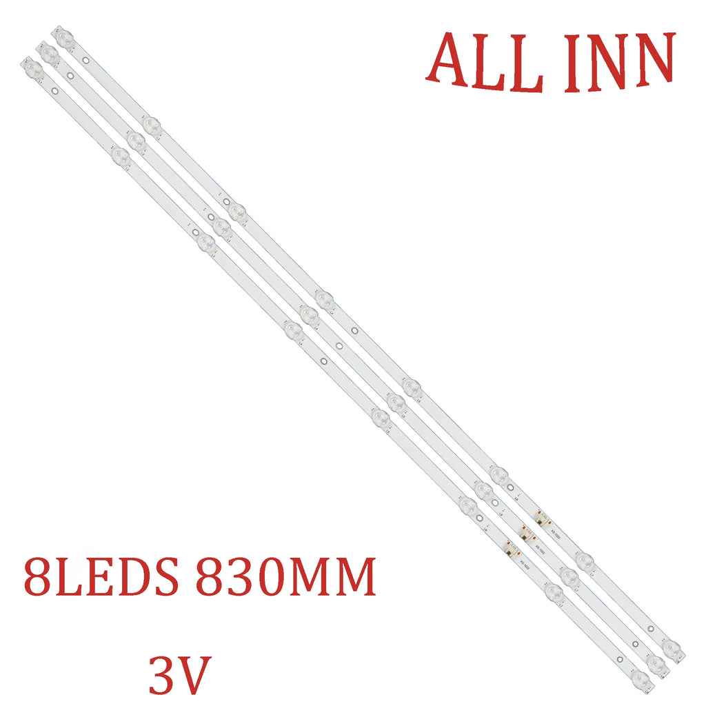 LED Backlight Strip for8lamps DLED43KJAH 3X8 0006 For Pold Ptv43174kileD PTV-4317ILED ptv4317iled ZN-43W08H-3