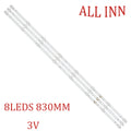 LED Backlight Strip for8lamps DLED43KJAH 3X8 0006 For Pold Ptv43174kileD PTV-4317ILED ptv4317iled ZN-43W08H-3