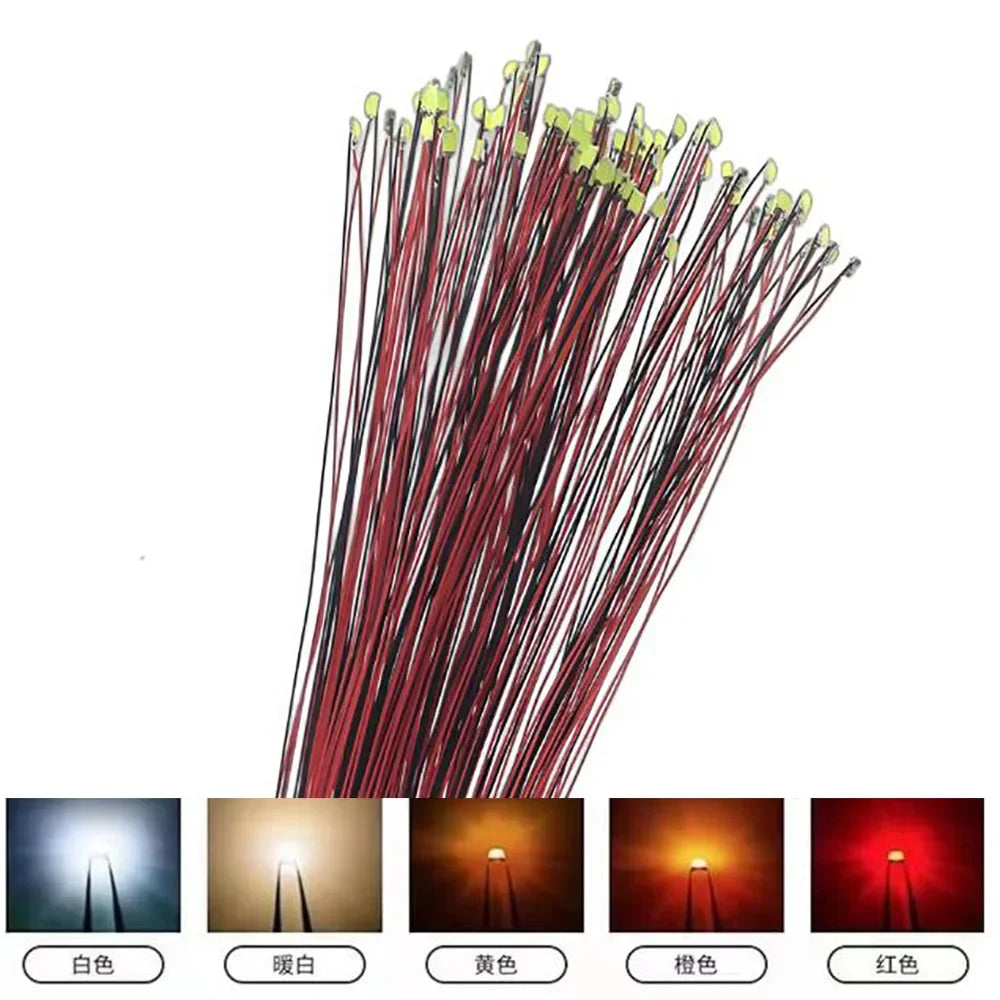 100Pcs/Lot 0402 0603 0805 1206 Led SMD Wire For Model Train 