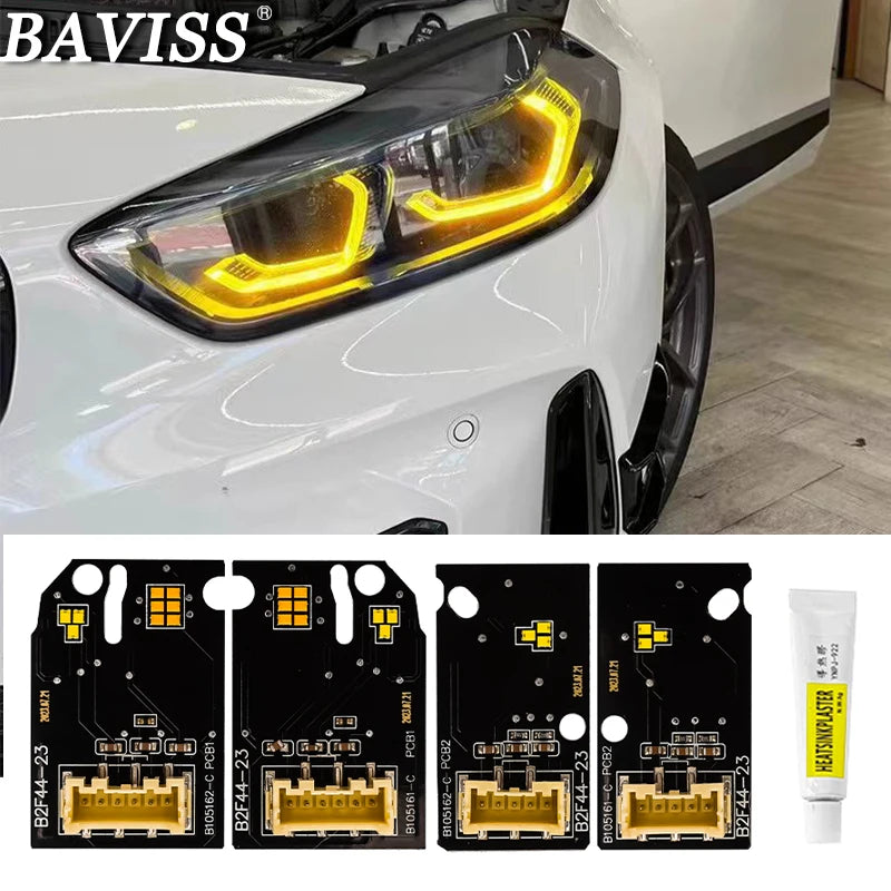 LED Headlight Daylight Led Chips 63119448115 63119448116 For BMW F40 F44 Gran Coupé 218i M235iX CSL Lemon