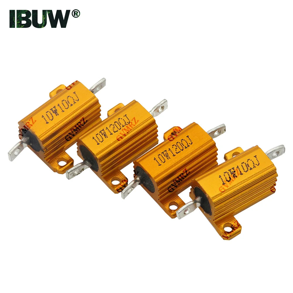 10W Aluminum Housing Wirewound Power Resistor Assorted Resis