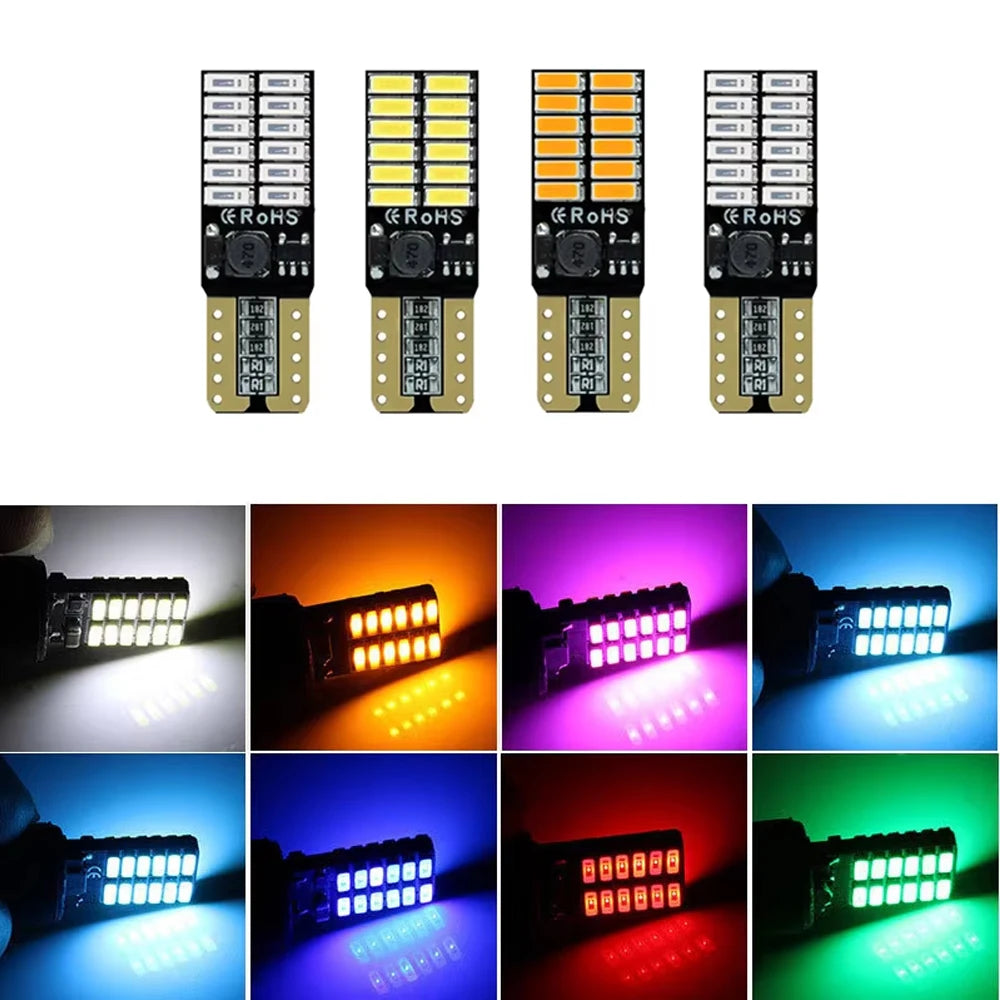 2PCS Original W5W T10 Car Led Bulb Canbus Interior Dome Ligh