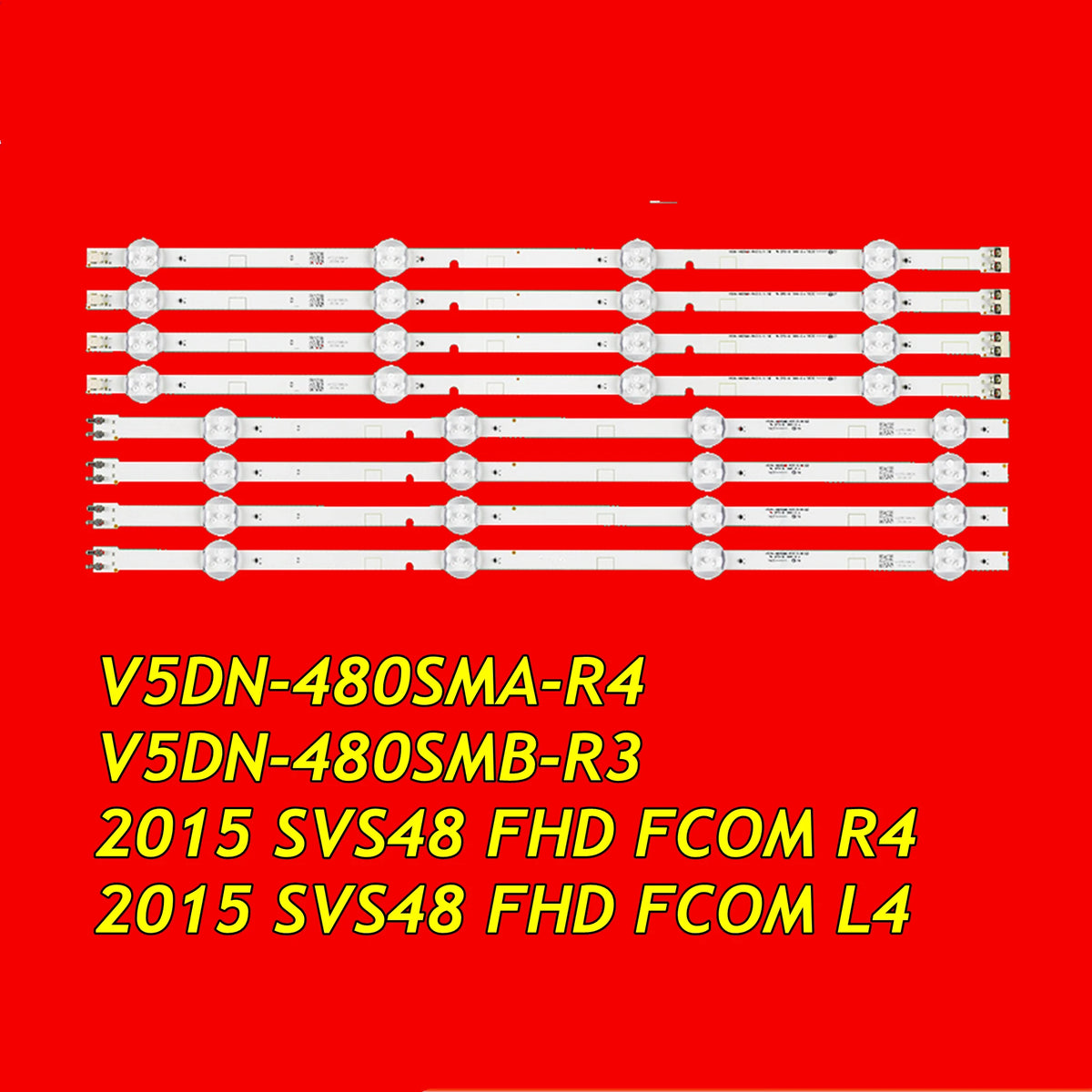 LED Backlight Strip for UE48J5250 UE48J5000 UN48J5000 UA48K5000 UA48J5000 UA48J5200 UE48J5200 V5DN-480SMA-R3