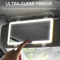 Car Interior Makeup Mirrors Sun Visor Plate LED Mirror for G