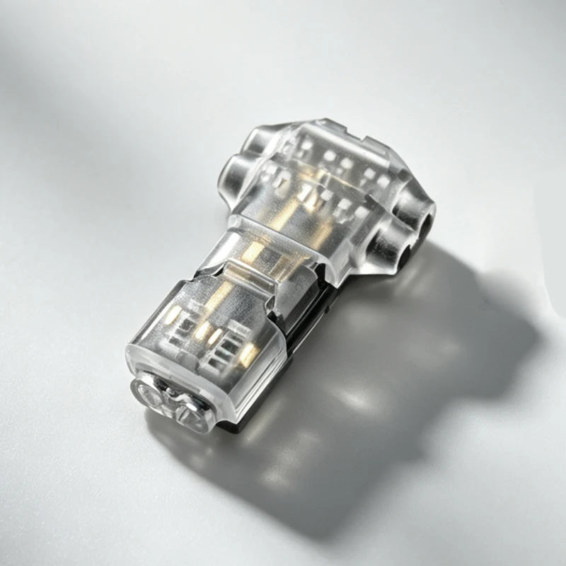 T-Type Quick Wire Connection LED Solder-Free Wire Connector 