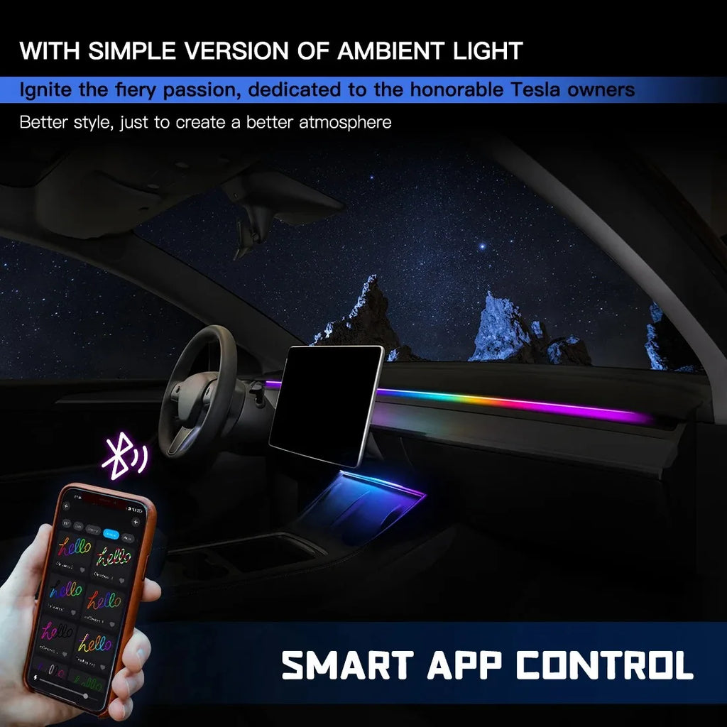 Vgetting Car Ambient Light 30 60 Seconds Module For Tesla Mo