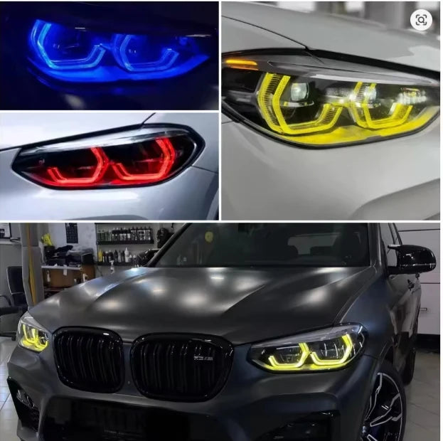 DRL LED Modules For BMW G01 X3 G02 X4 F97 X3M F98 X4M CSL Daytime Running Lights Adaptive LED Angel Eyes for