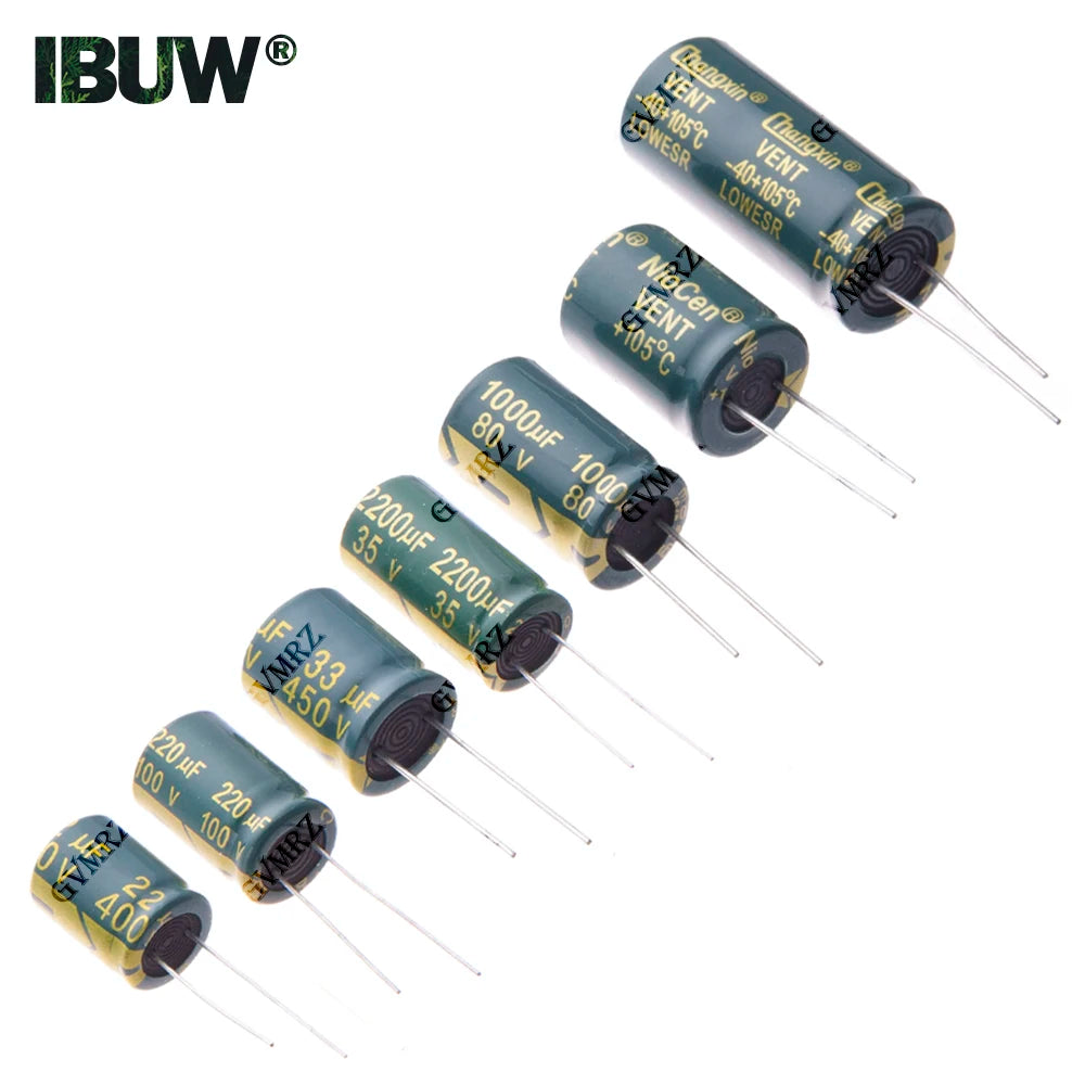 6.3V 10V 16V 25V 35V 50V 63V 100V 160V High Frequency Low ES