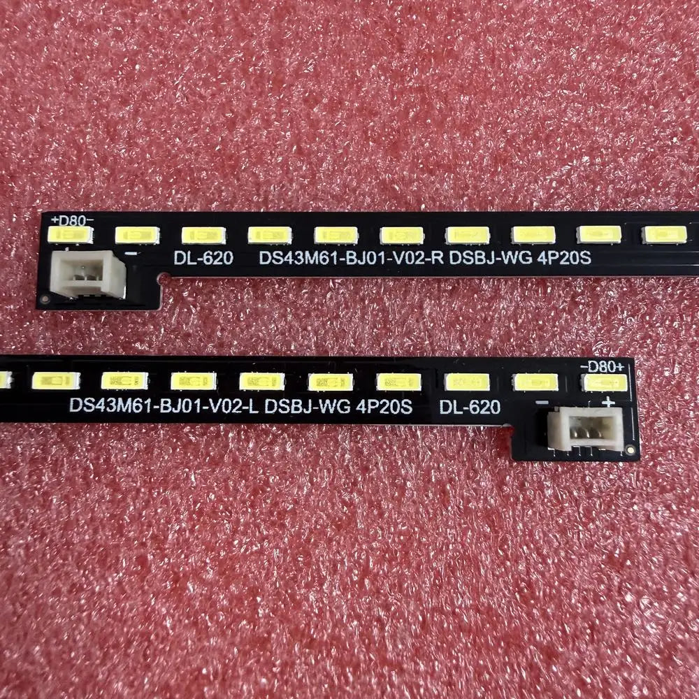 LED Backlight Strip for 475mm 2pcs/set LED Backlight Strip 80LED For VA43-L11 L430LGS DV430FHM-NN0 DSBJ-WG