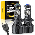 AUXITO 2Pcs H7 LED Projector Mini Car Headlight Bulbs H7 Tur