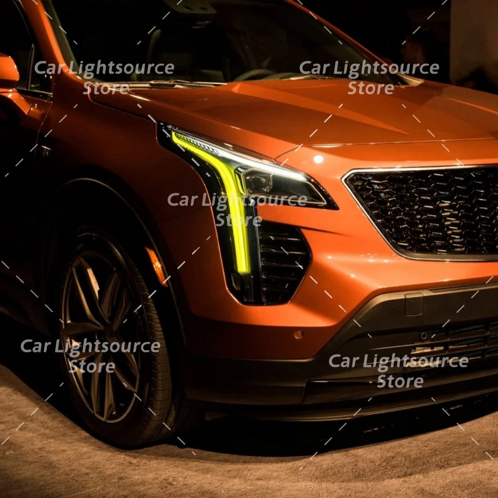 DRL LED Boards Daylight 10000061255-02 For Cadillac XT4 18-23 Full LED Headlight Daytime Running Light Turn