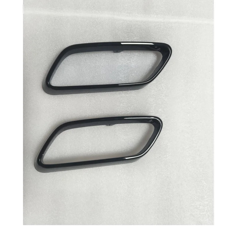 2068858303 2068858403 Rear Bumper Chrome Trim Black Exhaust Pipe Cover For Mercedes Benz C Class W206 C200