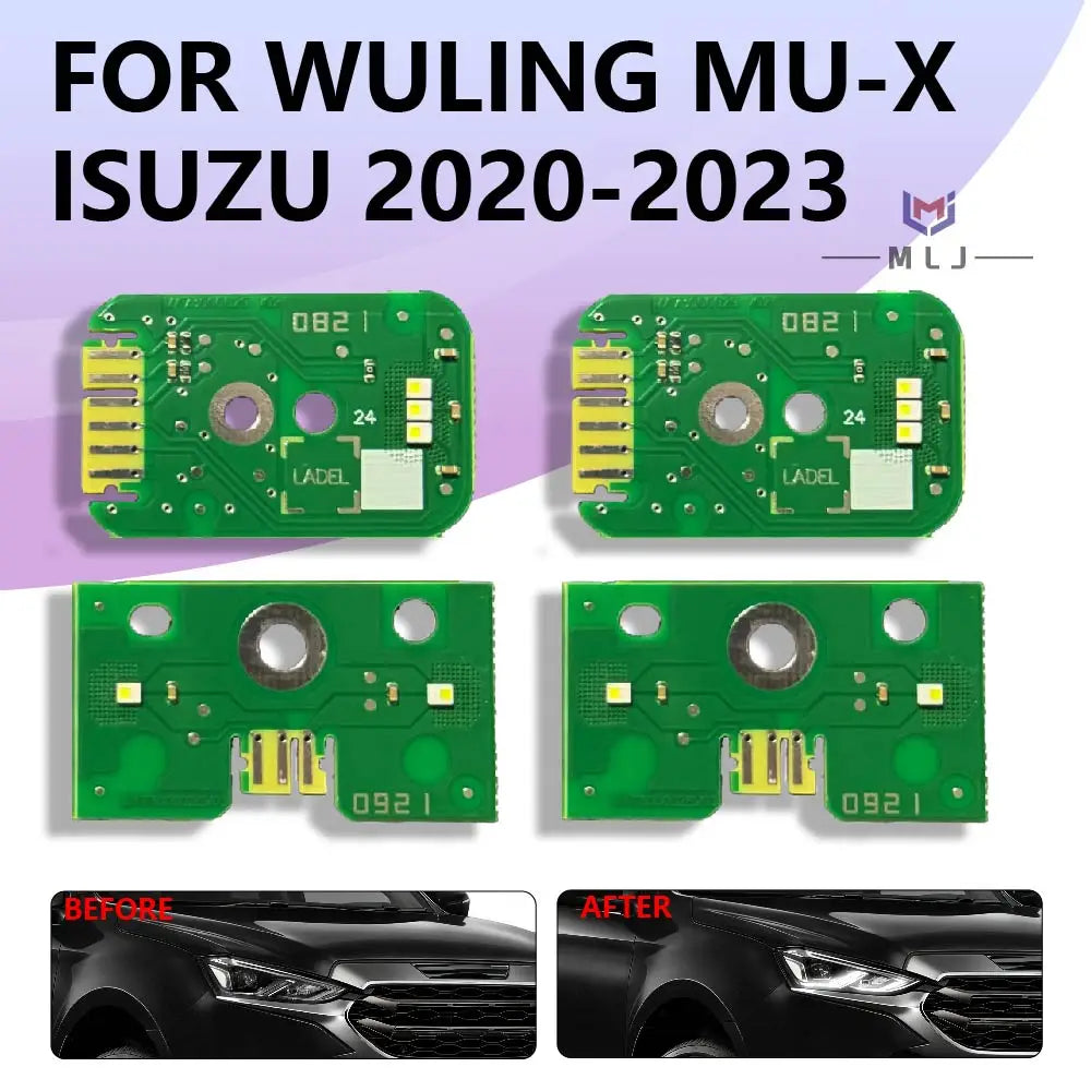DRL Headlight Control Board Angel Eyes Chip For Wuling Isuzu MU-X 2020-2023 Daytime Running Light Car Head