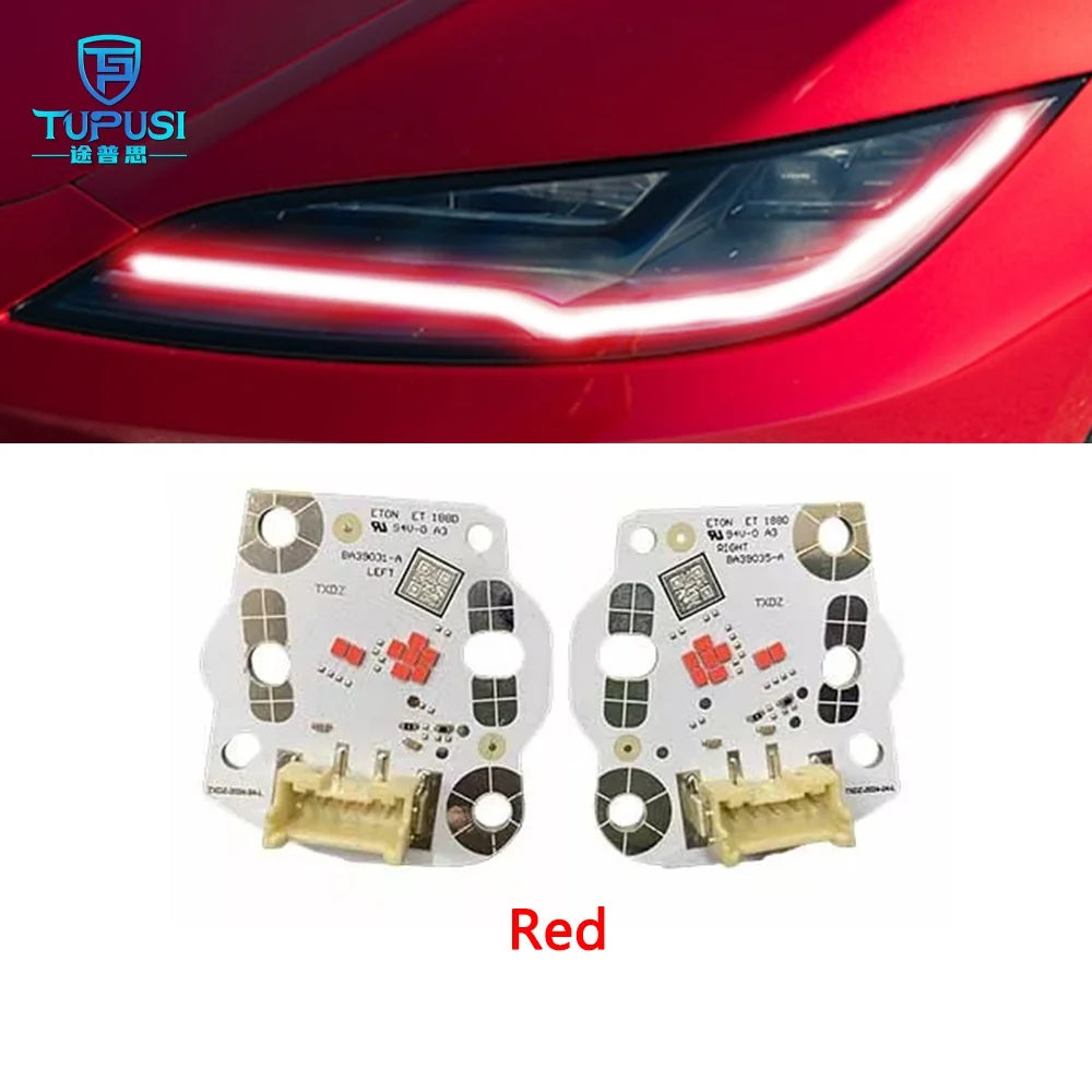 DRL Boards For Tesla Model 3 2024-UP Refit Daytime Running Light Chip Module LED Headlight