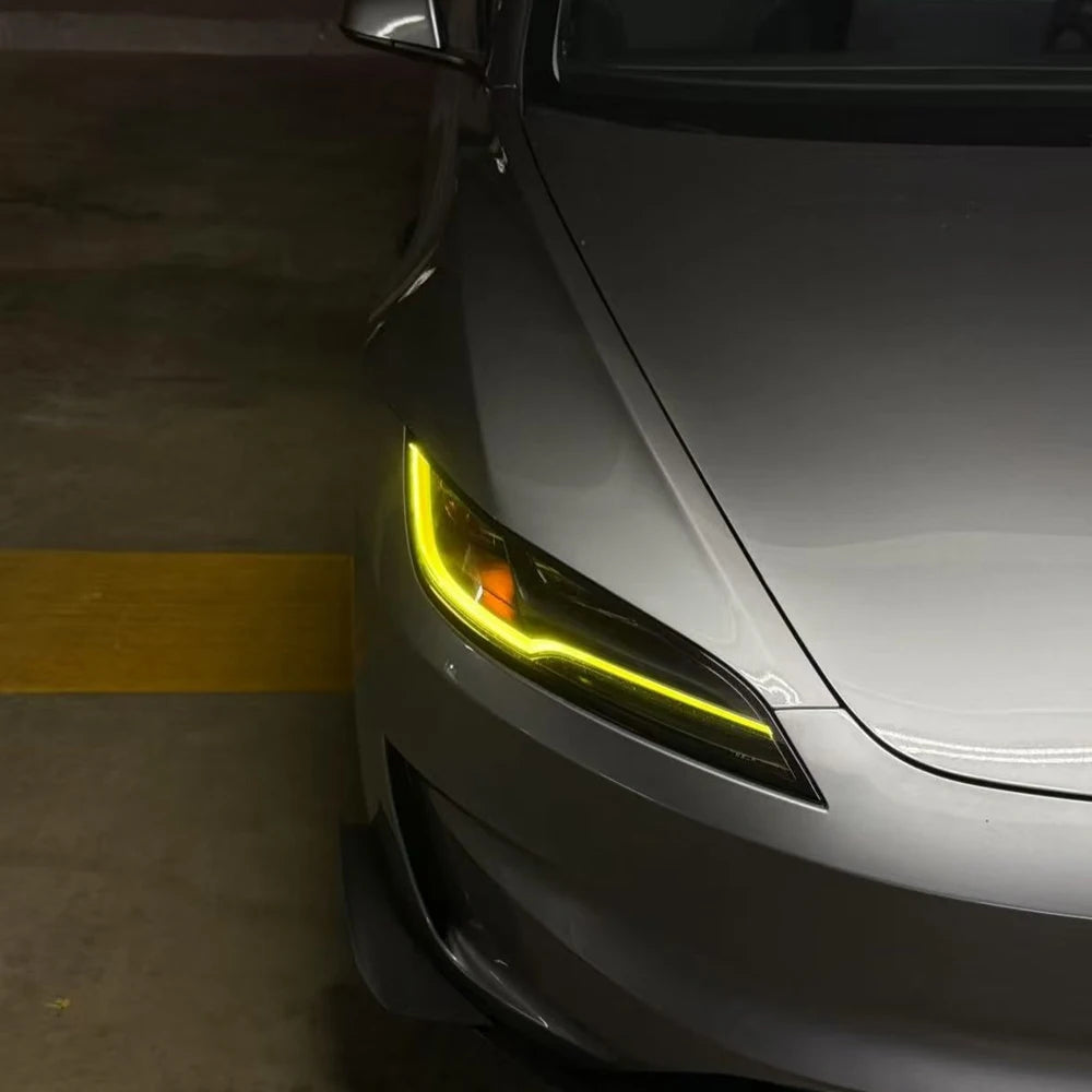 DRL Boards For Tesla Model 3 Daytime Running Light 2024 2025 Car Headlight Upgrade Accessory NOT RGB Blue Red