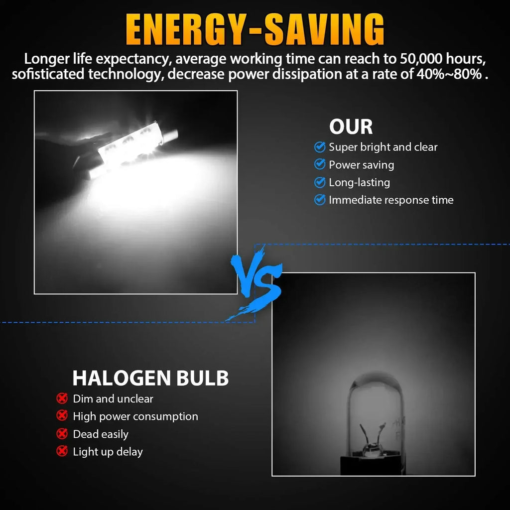 23Pcs T10 5050 Car LED Light Bulb Interior Dome Trunk Licens