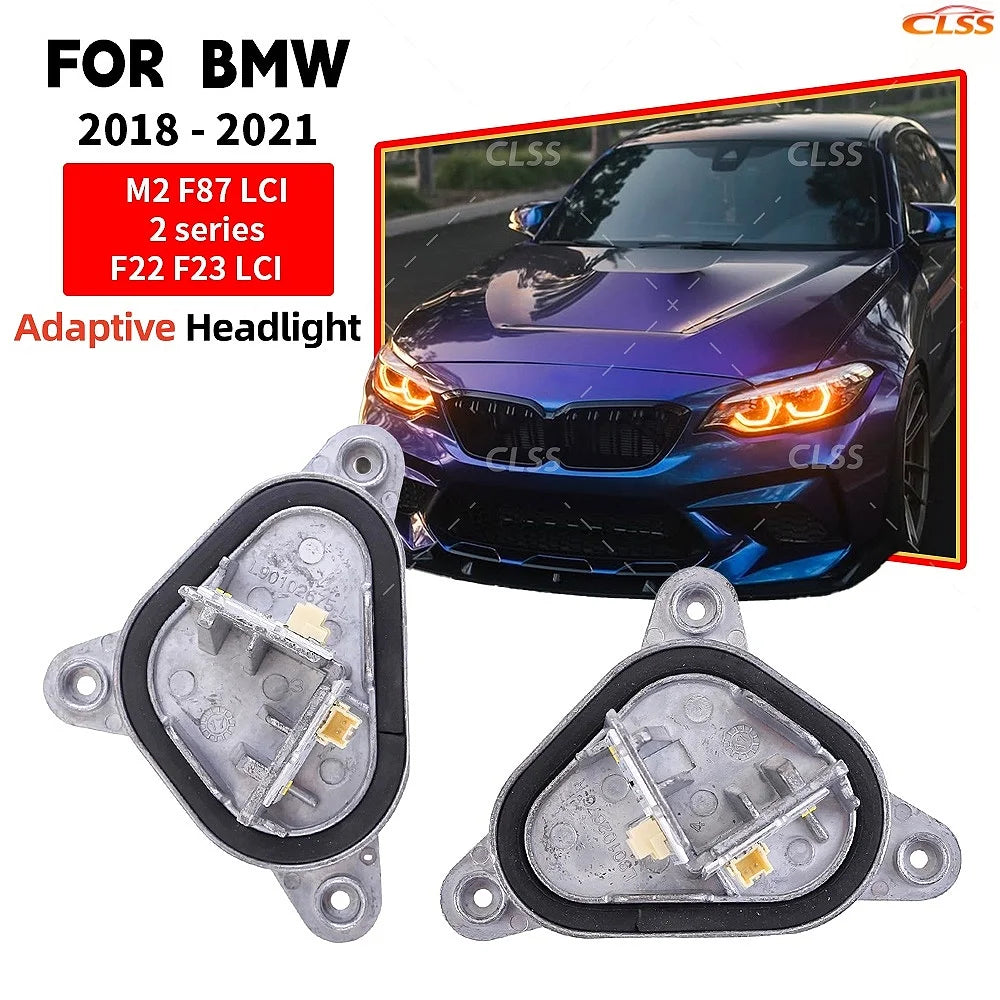 Angel Eyes DRL Module For BMW 2 Series F22 F23 F87 M2 LCI 2018-2021 LED Headlight Daytime Running Light