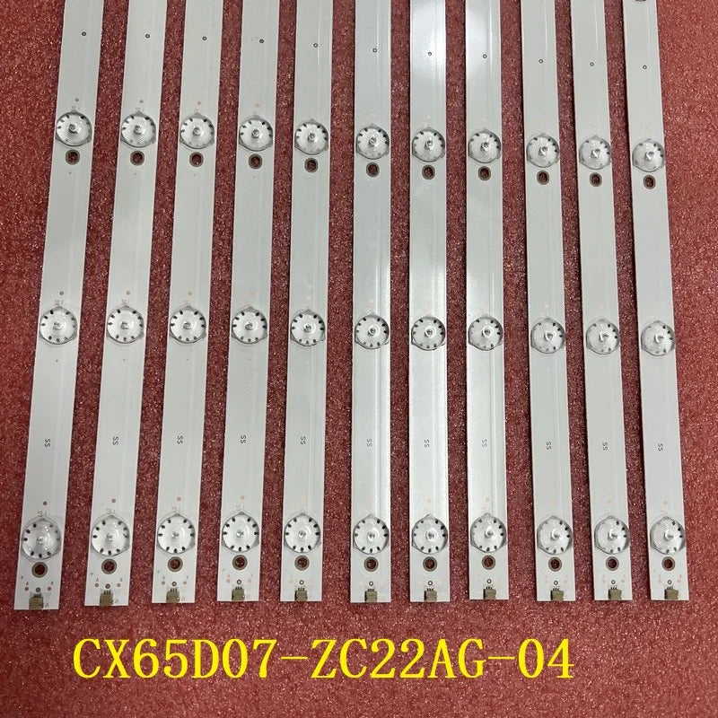 LED Backlight Strip for Continental Edison CELED65SA120B6 UD65LG201 65lex6027 65MUA1500-61 CX65D07-ZC22AG-04