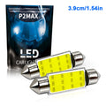 2PCS Powerful COB LED Festoon 31/36/39/41MM Signals 6000K Pl