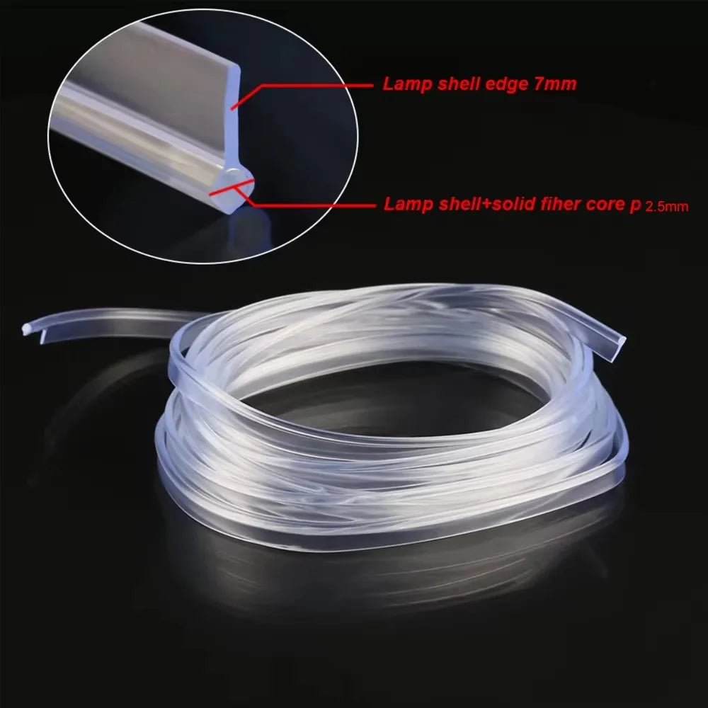 Car Interior Decorative Light 2.5mm Fiber Optic Cable LED Gu