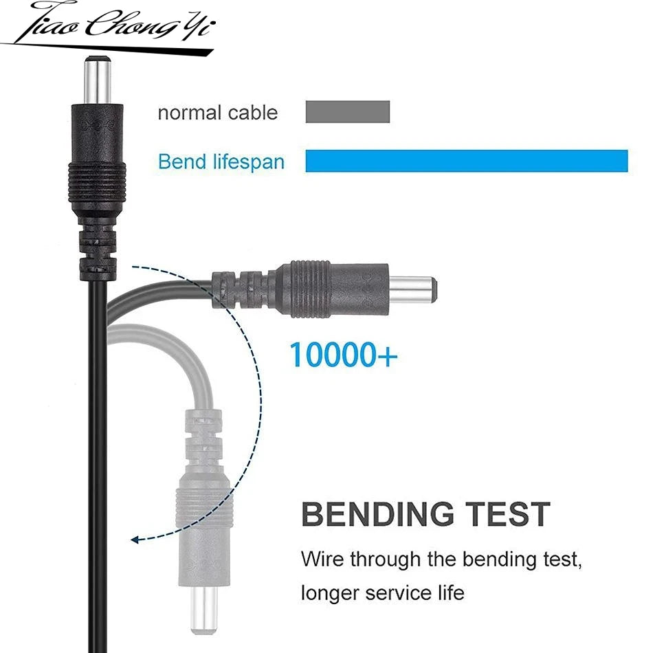 16AWG 2PIN 5.5x2.1mm / 5.5X2.5mm Power Plug DC Male Female C