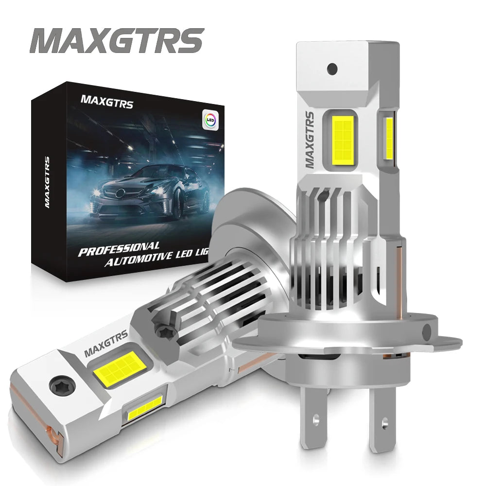 Three Sides Source 2Pcs H7 LED Lights CANBUS For Car CSP Hea