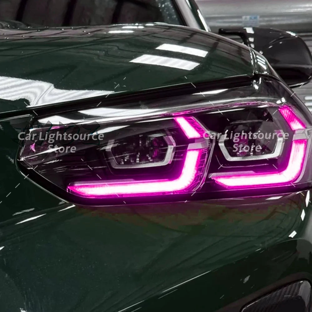 Angel Eye DRL LED Boards For BMW X3 X3M G01 X4 X4M G02 F97 F98 LCI 2021-2024 Headlight Daytime Running Light