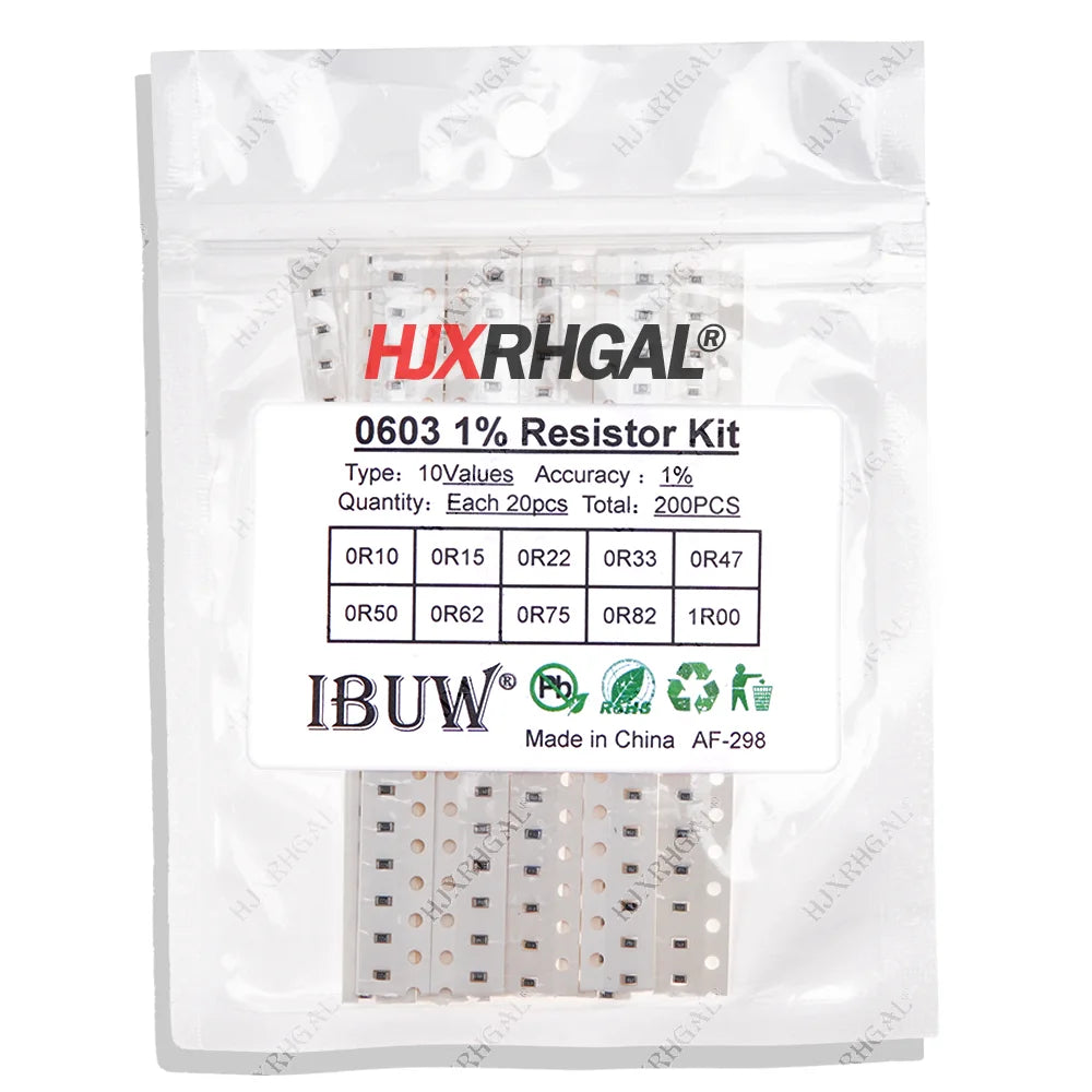10/20/33/60/80 Values SMD Resistor Kit Assorted Kit 10ohm-1M