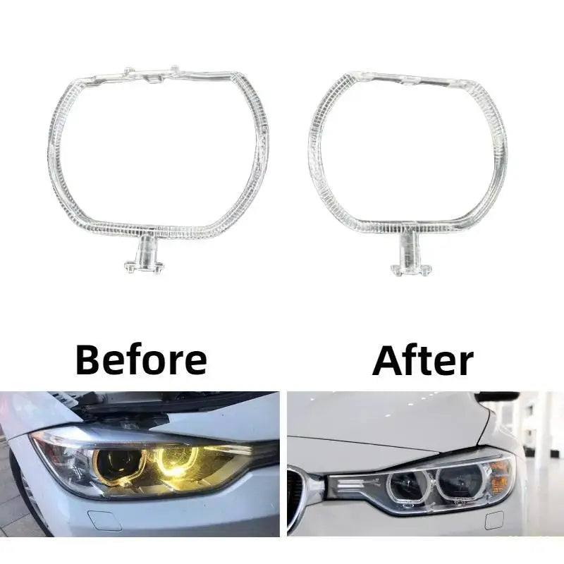 DRL Daytime Running Light Guide Strips For BMW 3 Series F30 F35 2013 2014 2015 Headlight Circle Ring Guide