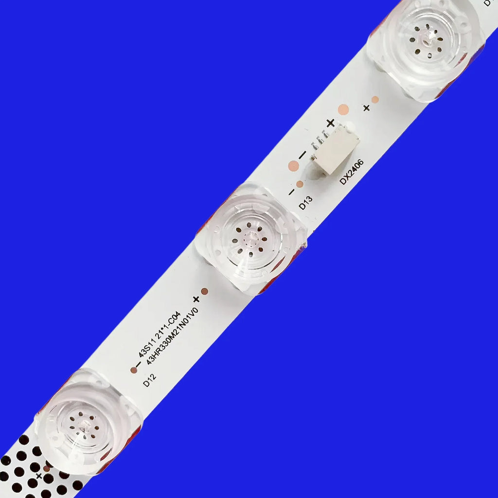 LED Strip 21LED For 43S350A 43V6EA 43S5400 43F165C 43S11F 21*1 C01 43HR330M21N02 V1 B0101-001052