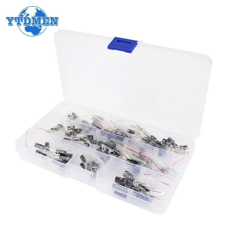 120pcs Electrolytic Capacitor 16V 25V 50V Aluminum Electroly