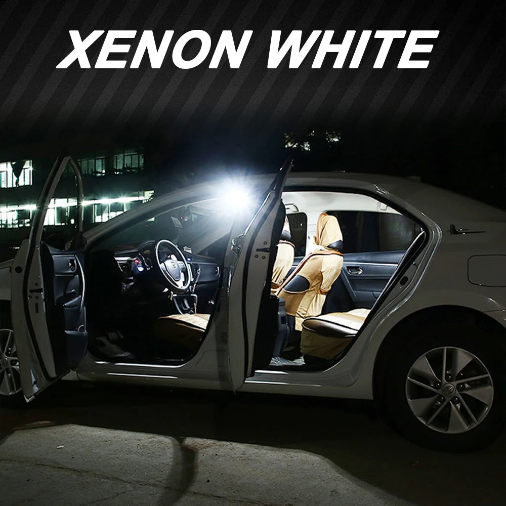BMTxms 4Pcs Canbus For Hyundai IONIQ 5 2022 2023 Vehicle Car Light Bulb Kit Vanity Mirror Lighting Trunk LED Interior Lamp