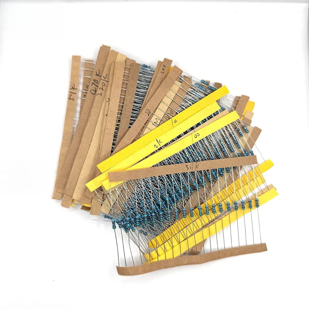 Metal Film 1 4W Film Resistor 300 600Pcs 4W Metal 10R 1M Res