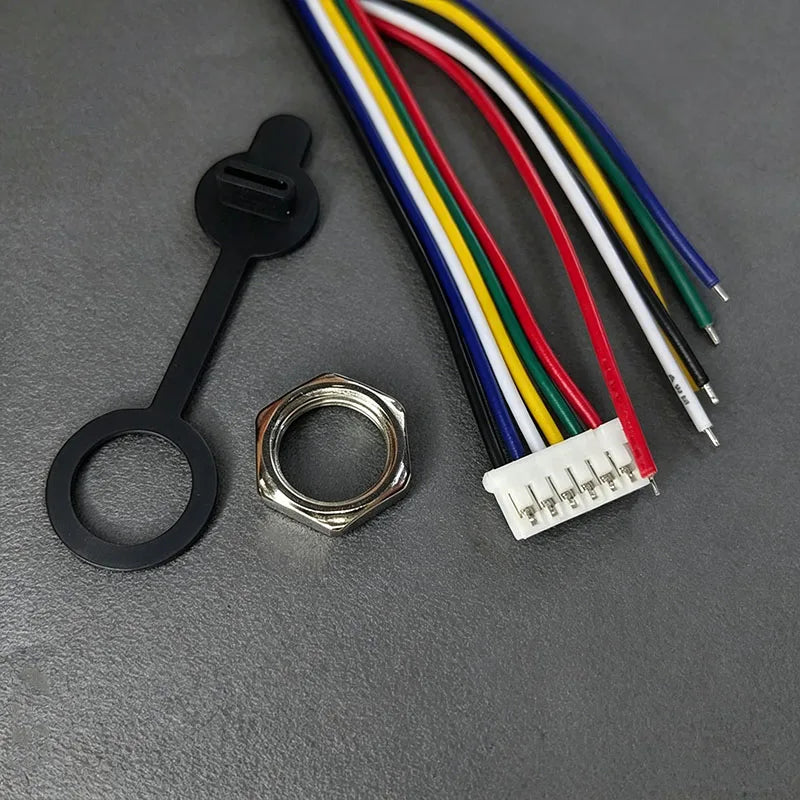 Type-C Female Socket 6 Pin Waterproof Connector USB-C Charge