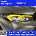 DRL G21LCI M340i M340ix M340dx 330i 320i LED/Laser Headlight Day lights Lemon Yellow Upgrade for BMW