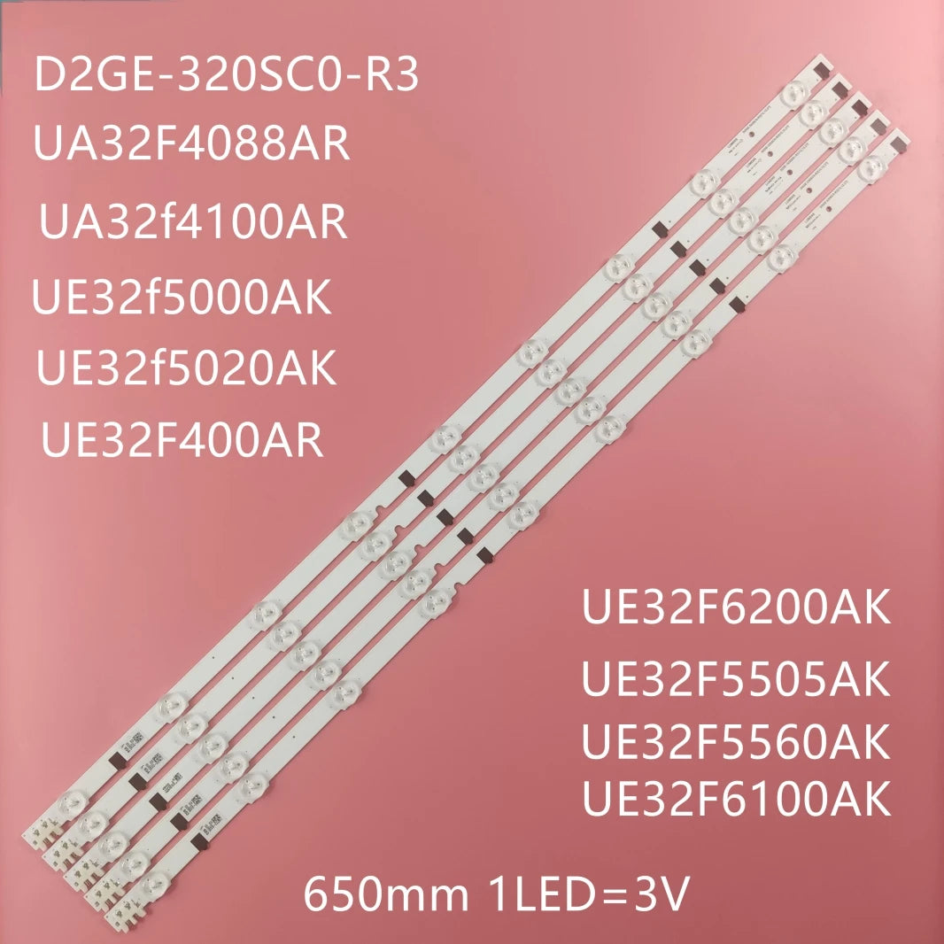 LED Backlight Strip for 5PCS 2013SVS32H Ue32f5000 D2GE-320SCO-R3 UA32F4088AR UA32f4100AR backlight LUMENS