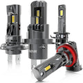 2x H8 H9 H11 H16 New 100W 20000LM HB3 9005 H7 LED Canbus HB4