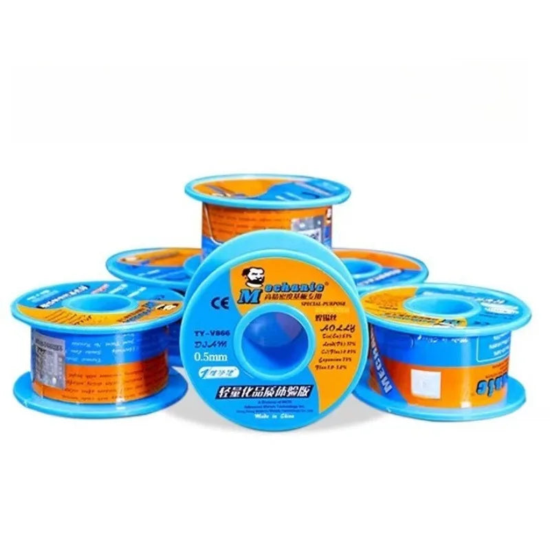 TY-V866 0.2-1.0mm Rosin Core High Purity Solder Wire 183 C f