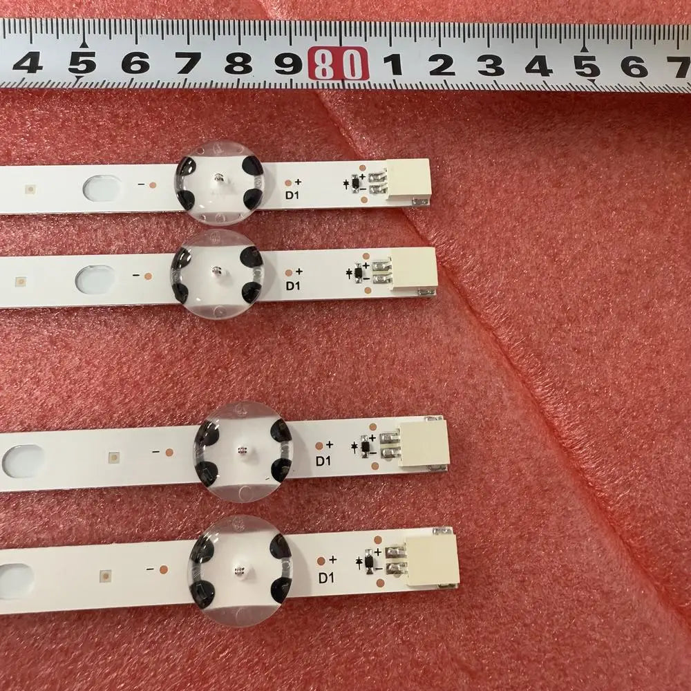 LED Backlight Strip for 7LED 4pcs LED Strip for Hitachi 43HB26T72U 43HB6T62H 43HB6T72U 43HB6J02U 43HB16T72U