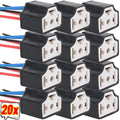 Ceramic LED H4 Headlight Socket Car Headlight Replacement Re