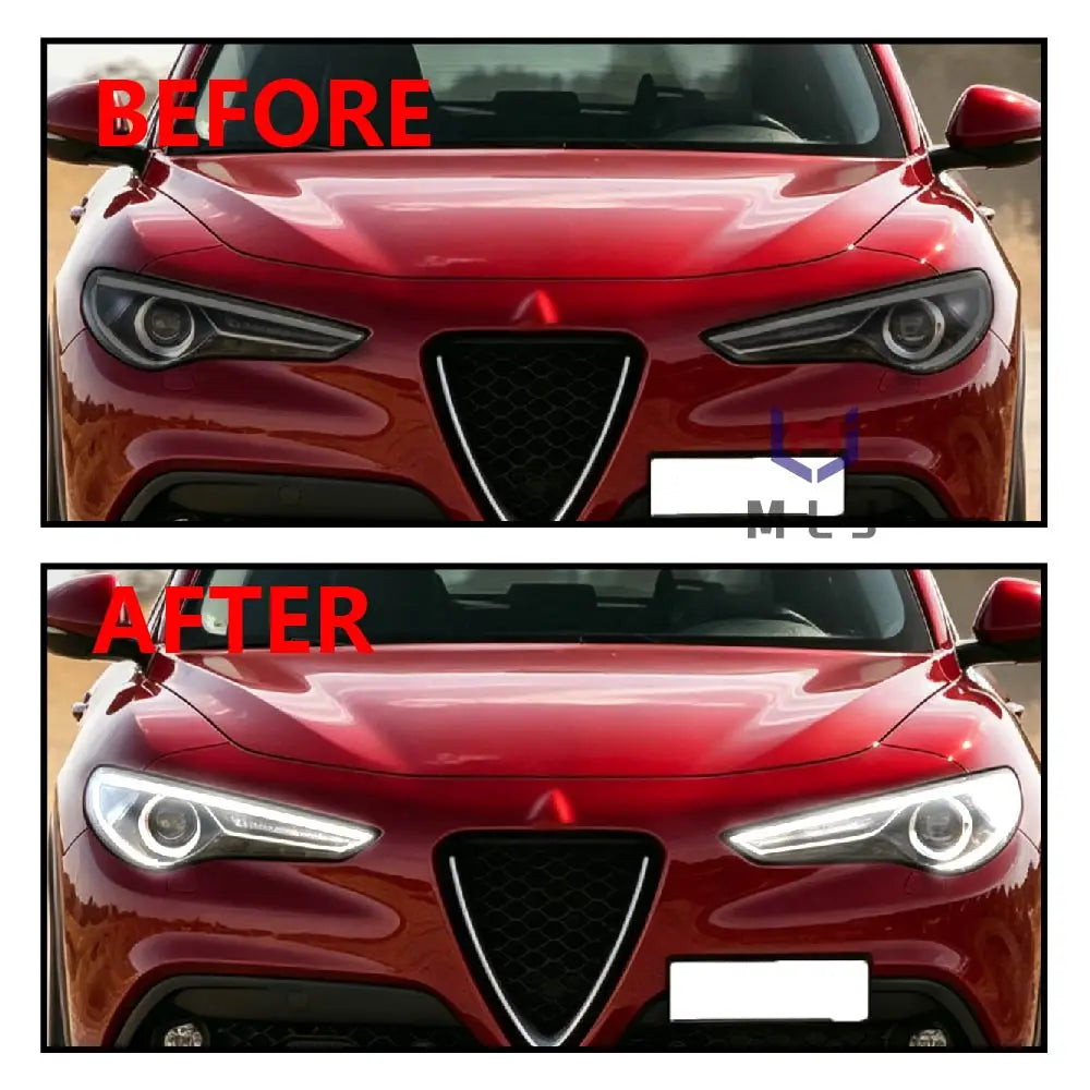 Headlight Control Module Unit For Alfa Romeo Stelvio Headlight DRL LED Angel Eye Light Source Module Car