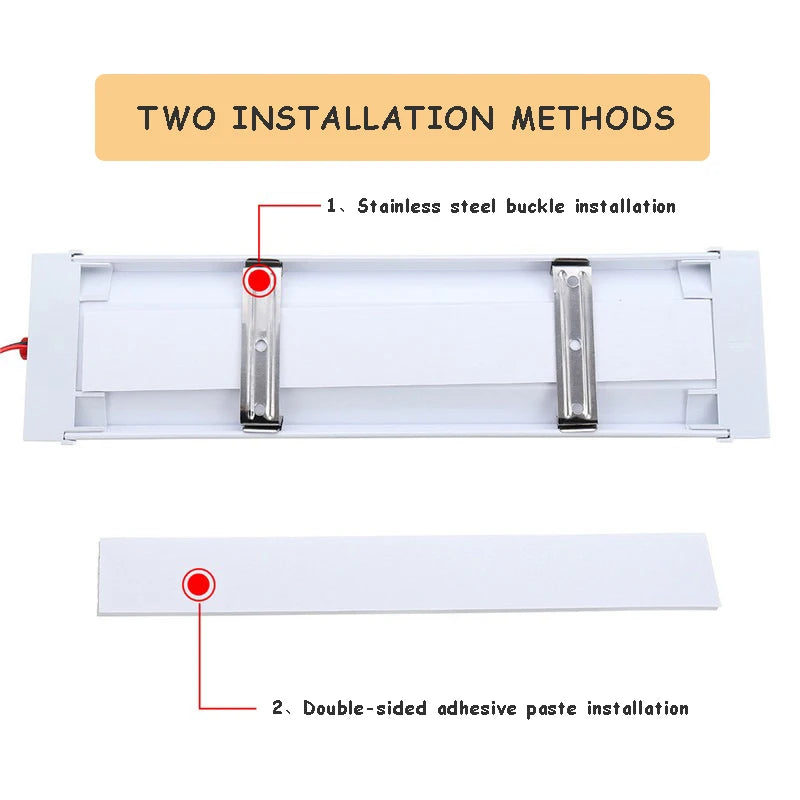 72LED 12V 24V Ceiling Light RV Interior Trailer Boat Cargo C