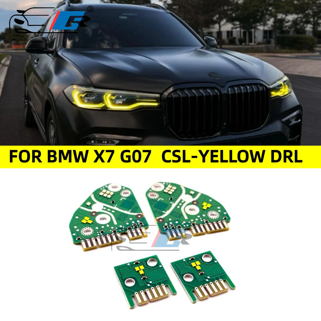 Angel Eyes DRL multicolor For 2019 2020 2021 BMW X7 G07 Laser Daytime Driving Lights Turn Signal LED Modules