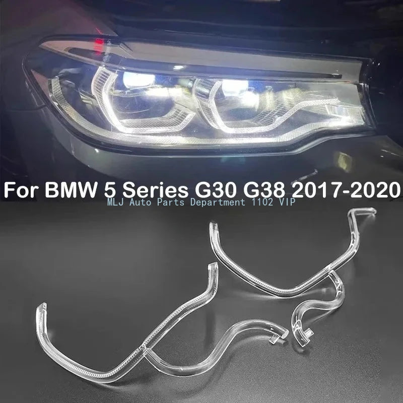 Headlight Guide Plate Light Tube LED DRL Daytime Running Light Strips Spare Parts for BMW G30 G38