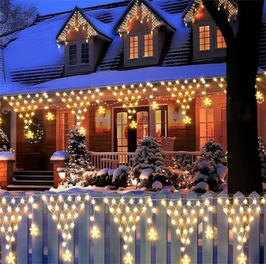 2024 New LED Net Mesh Fairy String Light EU/US Plug 8 Modes 